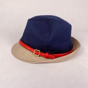 Coach Belted 100% Cotton Fedora XS/S